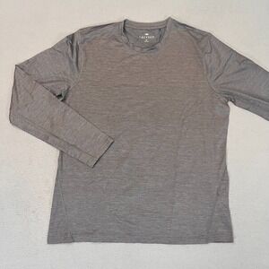Greyson Shirt Tee T-Shirt Guide Sport Mens Med Logo Wolf Gray Nylon Spandex Golf